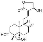 结构式 CAS# 869807-57-8, Andropanolide