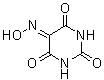 structure of CAS# 87-39-8, Violuric acid;5-(Hydroxyimino)barbituric acid; 5-Isonitrosobarbituric acid; NSC 56338; VLA