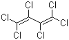 structure of CAS# 87-68-3, Hexachloro-1,3-butadiene