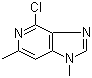 structure of CAS# 870135-17-4, 4-Chloro-1,6-dimethyl-1H-imidazo[4,5-c]pyridine