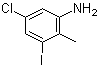 structure of CAS# 870606-29-4, 5-Chloro-3-iodo-2-methylaniline;5-Chloro-3-iodo-2-methylbenzenamine
