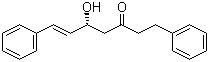 structure of CAS# 87095-74-7, [R-(E)]-5-Hydroxy-1,7-diphenyl-6-hepten-3-one