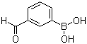 结构式 CAS# 87199-16-4, 3-甲酰基苯硼酸