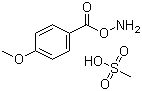 结构式 CAS# 872851-29-1, O-(4-甲氧基苯甲酰基)羟胺甲磺酸盐