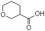 Tetrahydropyran-3-carboxylic acid molecular structure (CAS 873397-34-3)