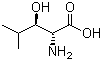 结构式 CAS# 87421-23-6, (2R,3S)-(-)-2-氨基-3-羟基-4-甲基戊酸; D(-)-苏-3-羟基亮氨酸