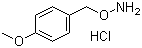 结构式 CAS# 876-33-5, O-(4-甲氧基苄基)羟胺盐酸盐