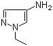structure of CAS# 876343-24-7, 1-Ethyl-1H-pyrazol-4-amine;1-Ethyl-1H-pyrazol-4-ylamine