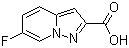 结构式 CAS# 876379-76-9, 6-氟吡唑并[1,5-a]吡啶-2-羧酸