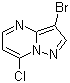 结构式 CAS# 877173-84-7, 3-溴-7-氯吡唑并[1,5-a]嘧啶