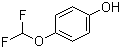 structure of CAS# 87789-47-7, 4-(Difluoromethoxy)phenol