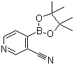 结构式 CAS# 878194-92-4, 3-氰基吡啶-4-硼酸频哪醇酯