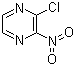 structure of CAS# 87885-43-6, 2-Chloro-3-nitropyrazine;3-Chloro-2-nitropyrazine
