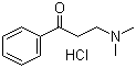 结构式 CAS# 879-72-1, 3-(二甲基氨基)苯丙酮盐酸盐