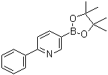structure of CAS# 879291-27-7, 6-Phenylpyridine-3-boronic acid pinacol ester;2-Phenyl-5-(4,4,5,5-tetramethyl-1,3,2-dioxaborolan-2-yl)pyridine