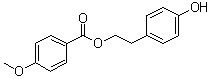 结构式 CAS# 87932-34-1, 4-甲氧基苯甲酸 2-(4-羟基苯基)乙基酯