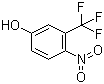 structure of CAS# 88-30-2, 4-Nitro-3-(trifluoromethyl)phenol;1-Nitro-4-hydroxy-2-(trifluoromethyl)benzene; 3-(Trifluoromethyl)-4-nitrophenol; 5-Hydroxy-2-nitrobenzotrifluoride; Lamprecid; NSC 59758