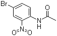 结构式 CAS# 881-50-5, N-(4-溴-2-硝基苯基)乙酰胺