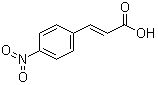 结构式 CAS# 882-06-4, (E)-4-硝基肉桂酸