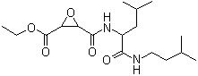structure of CAS# 88321-09-9, Aloxistatin;(2S,3S)-trans-Epoxysuccinyl-L-leucylamido-3-methylbutane ethyl ester; E-64d