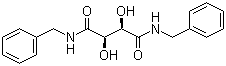 结构式 CAS# 88393-56-0, (+)-(2R,3R)-2,3-二羟基-N,N'-双(苄基)丁二酰胺
