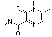 structure of CAS# 88394-05-2, 3,4-Dihydro-5-methyl-3-oxo-2-pyrazinecarboxamide;3-Hydroxy-5-methyl-pyrazinecarboxamide; NSC 157781