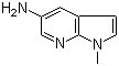 结构式 CAS# 883986-76-3, 1-甲基-1H-吡咯并[2,3-b]吡啶-5-胺