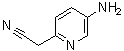 结构式 CAS# 883993-15-5, 5-氨基-2-吡啶乙腈