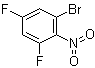 结构式 CAS# 884494-38-6, 1-溴-3,5-二氟-2-硝基苯