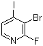 结构式 CAS# 884494-52-4, 2-氟-3-溴-4-碘吡啶