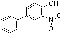 结构式 CAS# 885-82-5, 4-羟基-3-硝基联苯