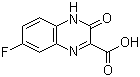 结构式 CAS# 885271-79-4, 7-氟-3-氧代-3,4-二氢喹喔啉-2-甲酸