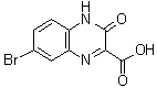 7-Bromo-3,4-dihydro-3-oxo-2-quinoxalinecarboxylic acid molecular structure (CAS 885271-82-9)