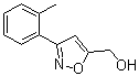 结构式 CAS# 885273-56-3, 3-(2-甲基苯基)-5-异恶唑甲醇