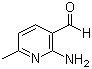结构式 CAS# 885276-99-3, 2-氨基-6-甲基吡啶-3-甲醛