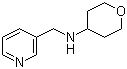 structure of CAS# 885277-42-9, N-(Tetrahydro-2H-pyran-4-yl)-3-pyridinemethanamine