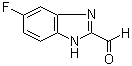 structure of CAS# 885280-34-2, 5-Fluoro-1H-benzimidazole-2-carboxaldehyde