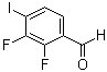 结构式 CAS# 885590-99-8, 2,3-二氟-4-碘苯甲醛