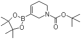 结构式 CAS# 885693-20-9, 1-Boc-3,6-二氢-2H-吡啶-5-硼酸频哪醇酯; 1-叔丁氧羰基-3,6-二氢-2H-吡啶-5-硼酸频哪醇酯