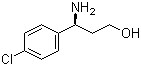 structure of CAS# 886061-26-3, (S)-3-Amino-3-(4-chlorophenyl)propan-1-ol;(3S)-3-amino-3-(4-chlorophenyl)propan-1-ol