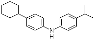 结构式 CAS# 886365-92-0, 4-环己基-N-[4-(1-甲基乙基)苯基]苯胺