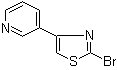 structure of CAS# 886370-95-2, 3-(2-Bromo-4-thiazolyl)pyridine