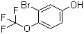 结构式 CAS# 886496-88-4, 3-溴-4-三氟甲氧基苯酚
