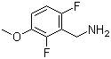 structure of CAS# 886498-50-6, 2,6-Difluoro-3-methoxybenzylamine