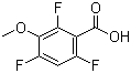结构式 CAS# 886499-94-1, 3-甲氧基-2,4,6-三氟苯甲酸