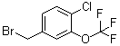 结构式 CAS# 886500-93-2, 4-(溴甲基)-1-氯-2-(三氟甲氧基)苯