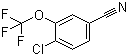 结构式 CAS# 886501-50-4, 4-氯-3-(三氟甲氧基)苯甲腈