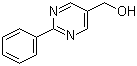 structure of CAS# 886531-62-0, 5-(Hydroxymethyl)-2-phenylpyrimidine;(2-Phenylpyrimidin-5-yl)methanol