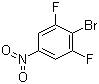 structure of CAS# 886762-62-5, 3,5-Difluoro-4-bromonitrobenzene;2-Bromo-1,3-difluoro-5-nitrobenzene