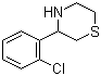 structure of CAS# 887344-30-1, 3-(2-Chlorophenyl)thiomorpholine
